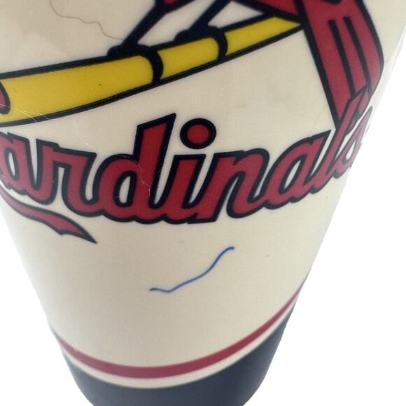 St Louis Cardinals Logo 16oz Tumblers Plastic Whirley Drink Work 2018 MLB W/Lids - Picture 4 of 8